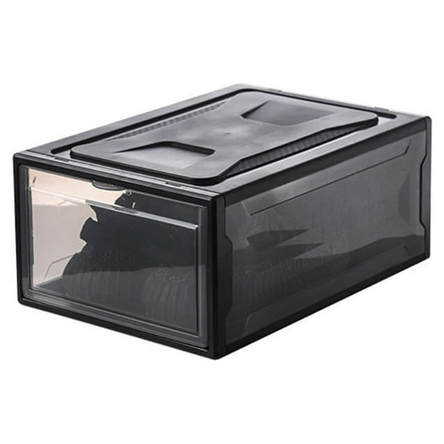 Transparent Shoe Box Shoes Organizers Thickened Foldable Dustproof Storage Box Stackable Combined Shoe Cabinet Sale