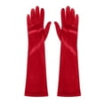 thumbnail image 3 of Roncen Ladies' Fashion Satin Velvet Evening Long Bag Gloves, 3 of 4