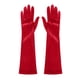 thumbnail image 3 of Guantes de moda para mujer, de satén y terciopelo, para noche, largos, para bolso, mitones de mujer, 3 of 4