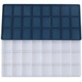 thumbnail image 1 of Plastic Paint Palette Box 24 Large Deep Wells Airtight for Watercolors, 1 of 5