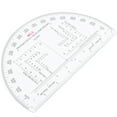 Protractor Ruler for Accurate Angle Measurement and Dowsing Rods