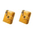 thumbnail image 1 of Qarigey Cartera corta de almacenamiento de dinero para mujer, cartera pequeña portátil de piel sintética con cierre de cremallera, monedero de Amarillo 2piezas Qarigey CBP045388, 1 of 1