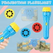 Educational Toys for Kids 5-7 Flashlight Animal Projector Realistic 24 Patterns Sleeping Story Education Toy Educational Toys for 4  Year Old Plastic