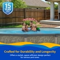 thumbnail image 3 of Blue Wave Riviera 27-ft Round 54-in Deep 8-in Top Rail Metal Wall Swimming Pool Package, 3 of 5