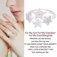 thumbnail image 2 of Plata Retro Anillo de Estrellas Multicapa Anillo de Rhinestone Elegante Anillo de Estrellas Ajustable Abertura para Mujeres Niñas, 2 of 4