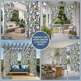 thumbnail image 3 of Outdoor Curtains for Patio Waterproof, Cute Easter Pattern Grommet Gazebo Curtains Drapes for Porch, Pergola,Backyard,Outside, 2 Privacy Panels 54 x 95 Inch, Love Heart Rabbits Pattern Black, 3 of 9