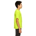 thumbnail image 3 of Youth Cool & Dry Sport Performance Interlock&nbsp;T-Shirt - BRIGHT YELLOW - L, 3 of 3