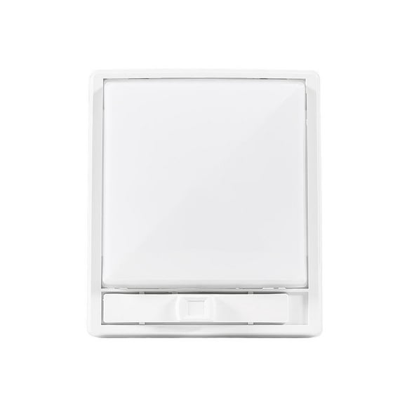 Arcon Interior Light 14655 Single Ceiling Light; White Lens; 12 Volt; With Plastic Frame/Color Coded Wires And 3 Position Switch