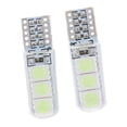 thumbnail image 1 of funtasica 1 Pair T10 6 LED Vehicle board Instrument Read Compact - Ice Blue, as described, 1 of 9