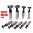 thumbnail image 4 of 10-35mm 45 Degree High Speed Steel Dovetail Cutter End Mill Milling HSS Tool, 4 of 4