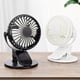 thumbnail image 2 of Ventilador portátil con carga USB, mini ventilador de escritorio con clip de 360 grados, 2 of 5