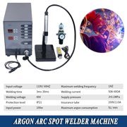 PHYHOO Automatic Spot Welder Pulse Argon Arc Welding Machine Jewelry Welder 110V Spot Welder for Jewelry Welding