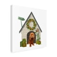 thumbnail image 2 of Fab Funky 'Christmas Des Christmas Kennel Cottage' Canvas Art, 2 of 3