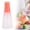 Orange, variant on XIPYYKM 1Pc Silicone Oil Bottle Brush, BBQ/Pastry Basting Brush, Silicone Cooking Grill Barbecue Baking Pastry Oil/Honey/Sauce Bottle Brush