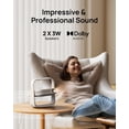 thumbnail image 4 of XGIMI Elfin Flip Plus Portable Projector, Google TV with Licensed Netflix, 500 ISO Lumens, 1080P Resolution Home Projector, Build-in Adjustable Stand, Lightweight and Compact Design, Screen Adaption, 4 of 8