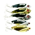 thumbnail image 2 of 5 Pieces Mixed Colors VIB Spoon Fishing Hard Lure Bass Crank Vibration Fishing Tackle Tools Artificial, 2 of 9