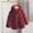 Wine, variant on TAIAOJING Kids Girls Open Front Cardigan Girls Fall Winter Soild Warm Hooded Woolen Coats Lightweight Coat Windbreaker 2-3 Years