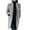 Gray, variant on Fashion Women Wool Coat Trench Jacket Ladies Warm Long Overcoat Outwear Gray XL