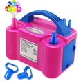 thumbnail image 2 of Portable Dual Nozzle Rose Red 110V Electric Balloon Blower Pump/Electric Balloon Inflator for Decorations, 2 of 5
