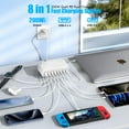 thumbnail image 2 of Estación de carga Fitquipment USB C con puerto GaN 8 de 200 W para iPhone, 2 of 7