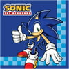 Sonic The Hedgehog Birthday Party Supplies 16 Pack Beverage Napkins