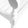 thumbnail image 3 of vidaXL Batavia Bench 123 cm Solid Mahogany Wood White, 3 of 4