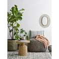 thumbnail image 5 of Creative Co-Op Bamboo Oval Wall Mirror, Natural, 5 of 10