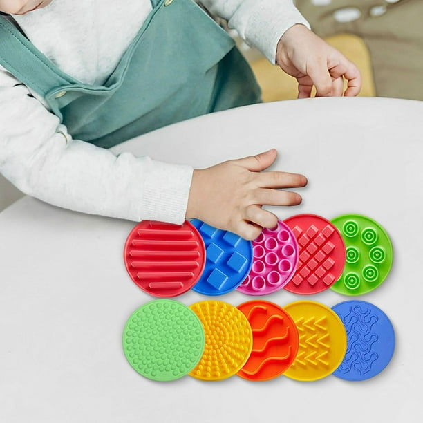 Milaget 10 Pcs Disques Sensoriels Tapis Cercles Sensoriels Portables Apprentissage Précoce Jeu pour Enfants Tapis Sensoriels Coussinets Sensoriels pour la Maison Motricité Fine Sac Country Milaget 10 Pcs Disques Sensoriels Tapis Cercles Sensoriels Portables Apprentissage Précoce Jeu pour Enfants Tapis Sensoriels Coussinets Sensoriels pour la Maison Motricité Fine Sac Country