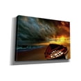 thumbnail image 2 of Epic Graffiti 'Soft Sunrise on the Beach 9' by Carlos Casamayor, Canvas Wall Art, 26"x18", 2 of 2