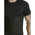thumbnail image 2 of Harbor Bay by DXL Big and Tall Men's Shapewear Crewneck T-Shirt, Black, 1XL, 2 of 5