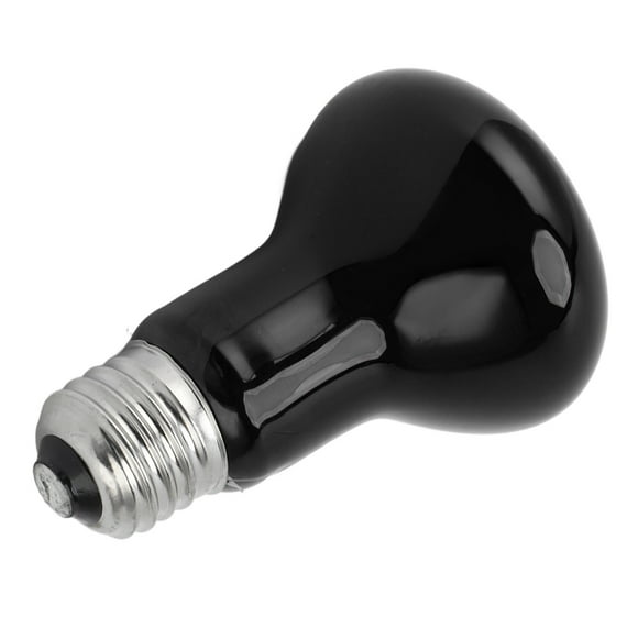 Black E27 Reptile Heat Bulb Night And Day, Warm Soft Light Reptile Heat Lamp Fixture, Heat Lamp For Amphibians, Animal