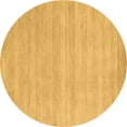 thumbnail image 1 of Ahgly Company Indoor Round Solid Brown Modern Area Rugs, 6' Round, 1 of 4