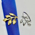 thumbnail image 3 of Elegant Metal Napkin Rings - 12 Pcs Handcrafted Holders for Weddings & Parties!, 3 of 10