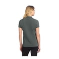 thumbnail image 2 of MERCER+METTLE Women's Stretch Heavyweight Pique Polo | Short Sleeve Collared Shirt for Women, Moisture Wicking Work Top - Anchor Grey XS, 2 of 4