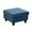 Ottoman-Blue, variant on Aukfa Modular Sectional Couch Set - Square Sofa Ottoman- Flannel - Gray