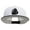 Black White, variant on Gorilla Head Embroidered Big Size Premium Flat Bill Trucker Cap - Black XL-3XL