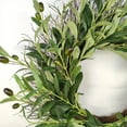 thumbnail image 4 of Spring Wreaths Artificial Green Olive Wreath for Front Door Easter Decoration Hanging Decorations Summer Green Wall Hanging Decorations for Outdoor Home Decor-18", 4 of 7