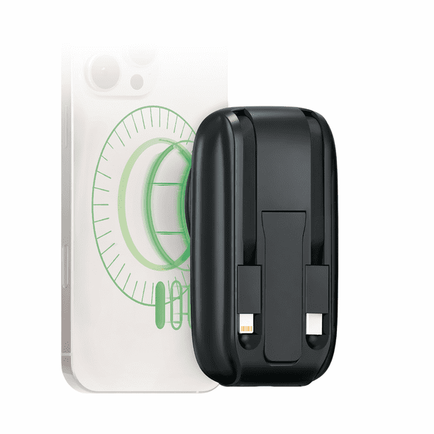 Hypergear Batería Portátil MagGrip 5K Magnética 15W negro