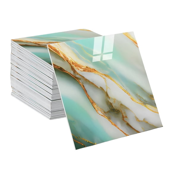 SELIVO 2026 New 10Pcs Peel and Stick Backsplash Tile,12"X12" Self Adhesive Marble Tile for Wall,Pvc Waterproof Shower Wall Panels,Back Splash Stick on Tiles for Kitchen Bathroom Living Room