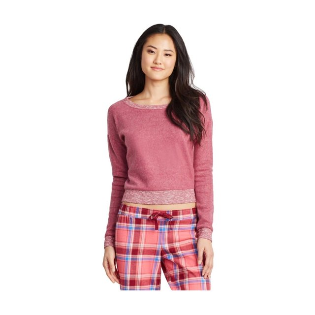 Sudadera supersuave Aeropostale para mujer color rojo talla mediana