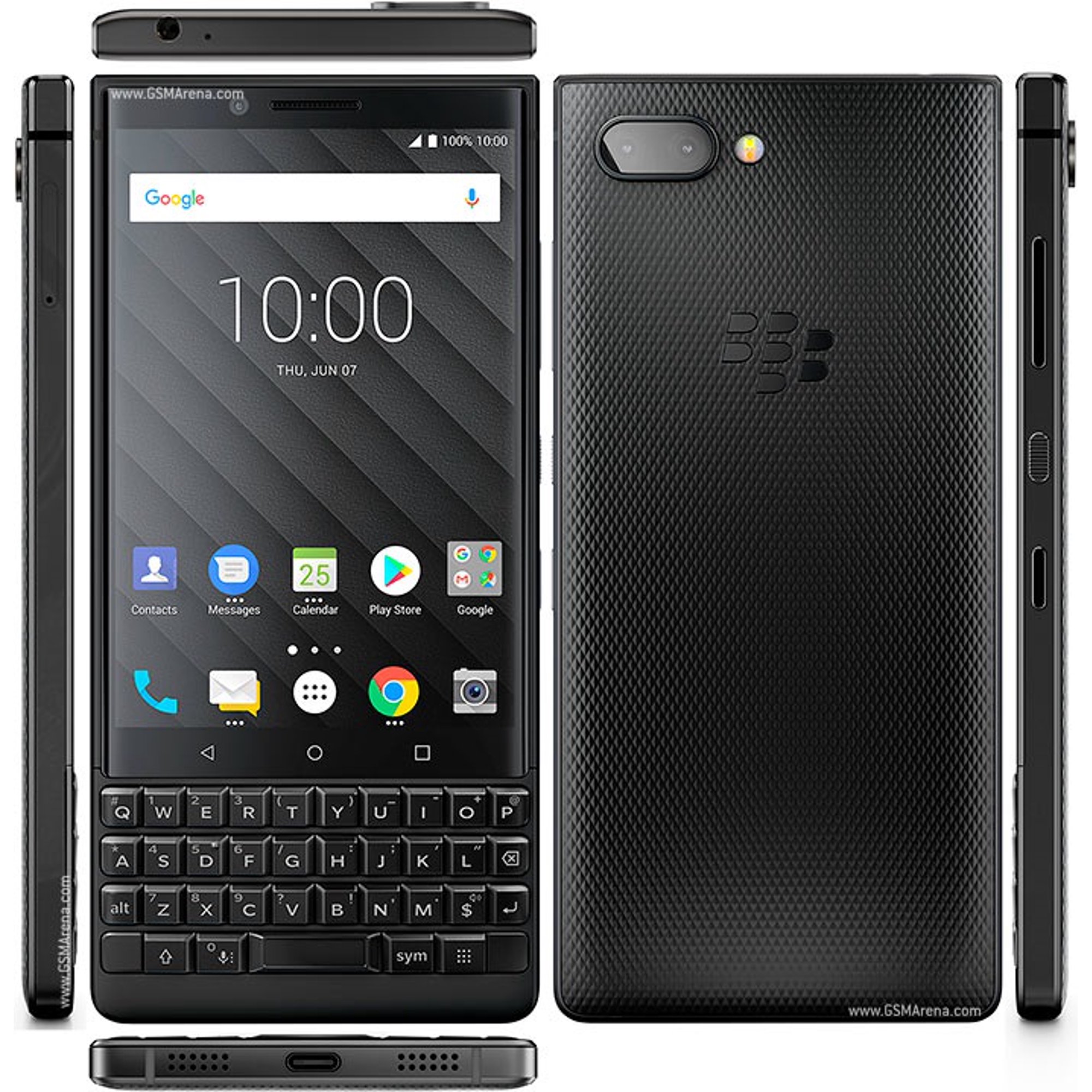 BlackBerry Key2 64GB Black BBF100-2 Unlocked GSM Smartphone