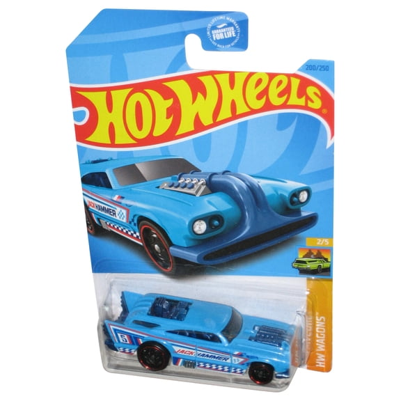 Hot Wheels HW Wagons 2/5 (2021) Blue Jack Hammer Toy Car 200/250