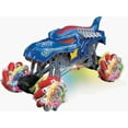 thumbnail image 2 of 1:12 Scale Remote Control RC Cars For Kids Monster SUV High Speed Racing Truck with Lights for Boys And Girls (Blue), 2 of 9