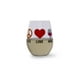 thumbnail image 3 of Copa de vino sin tallo Toynk Peace Love Wine 600 ml Hippie, 3 of 7