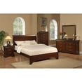 thumbnail image 6 of Home Square 3 Piece Furniture Set with Wood Nightstand and Dresser in Cappuccino, 6 of 7