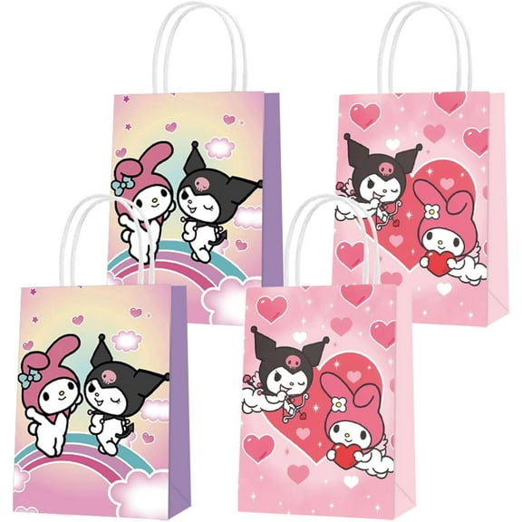 YAHAFEPY 20 Pack Melody Party Gift Bags Party Decorations, Kawaii Birthday Party Favors Treat Candy Goodie Bags for Fans Birthday Shower Party