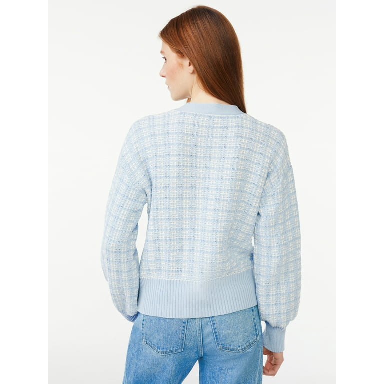 【 VINTAGE 】 Classic Tweed Knit Cardigan Old Money Aesthetic Clothing Women Vintage Button Down Tweed