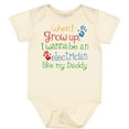 thumbnail image 3 of Inktastic Electrician Like Daddy Boys or Girls Baby Bodysuit, 3 of 5