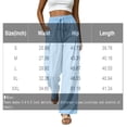 thumbnail image 3 of Lumtrix Cotton Linen Pants for Women Wide Leg Palazzo Pants Elastic High Waisted Summer Beach Casual Lounge Slacks with Pockets White L, 3 of 7