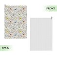 thumbnail image 2 of Honeii Colorful Mushrooms and Plants Print Golf Towel, Golf Towels for Golf Bag with Carabiner Clip, Tri-fold Waffle Pattern Golf Towel, 2 of 6